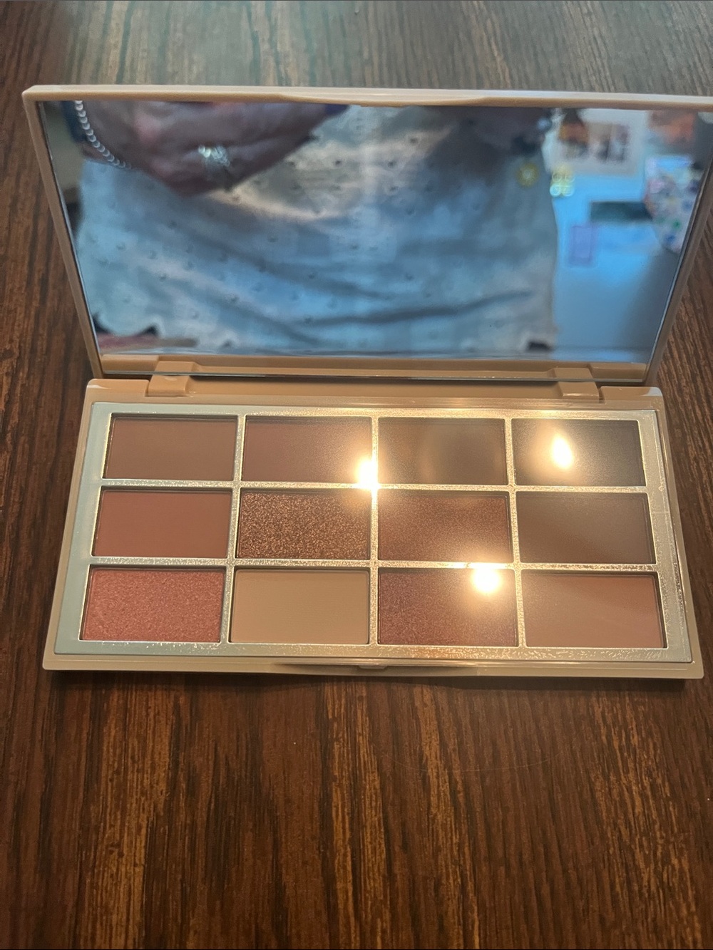 Neutral Rose Eyeshadow Palette - Matte & Shimmer Pink Browns